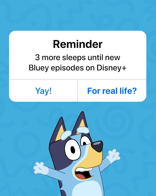 BLUEY on Disney+