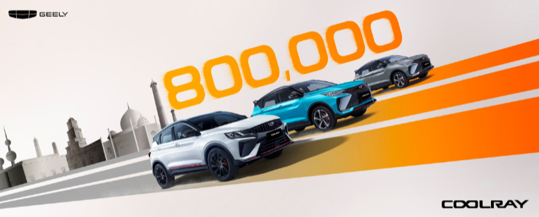 Unleashed! 800,000 units of Geely Coolray Sold Globally