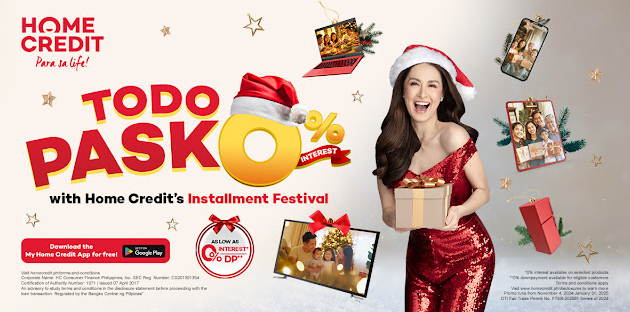 Itodo ang holiday shopping with Home Credit’s Todo Pasko deals