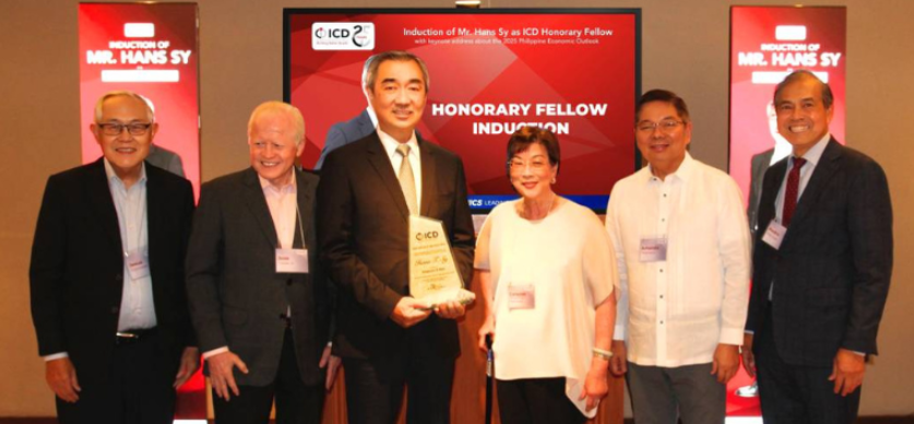 Chairman Hans Sy earns ICD’s highest honor