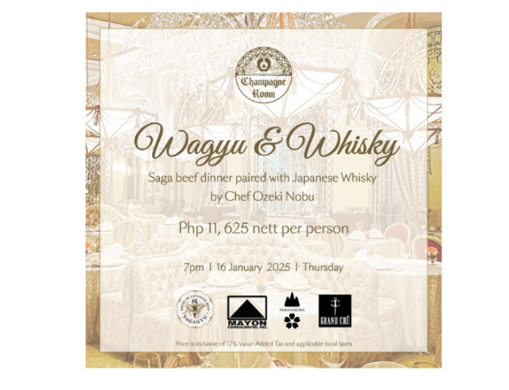 The Art of Saga Wagyu and Japanese Whisky Pairing