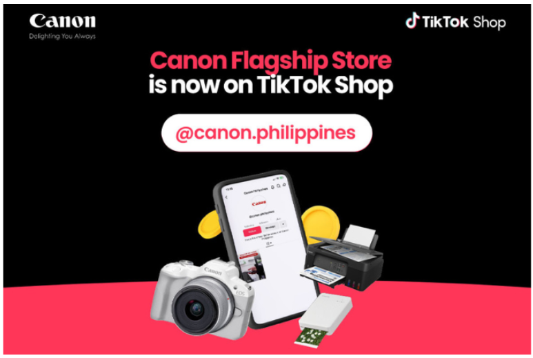 Canon Philippines is now on TikTok Shop!
